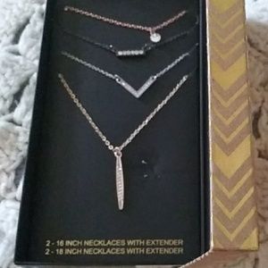 Set of for necklaces